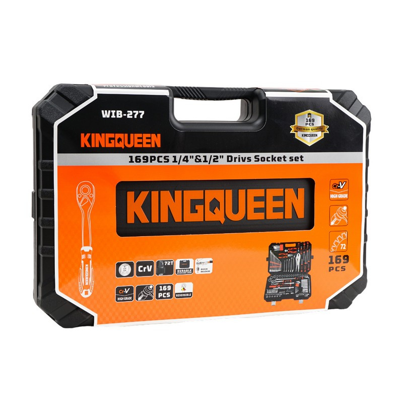Набор инструментов KINGQUEEN 169 пред, 72 зуба, WIB-277