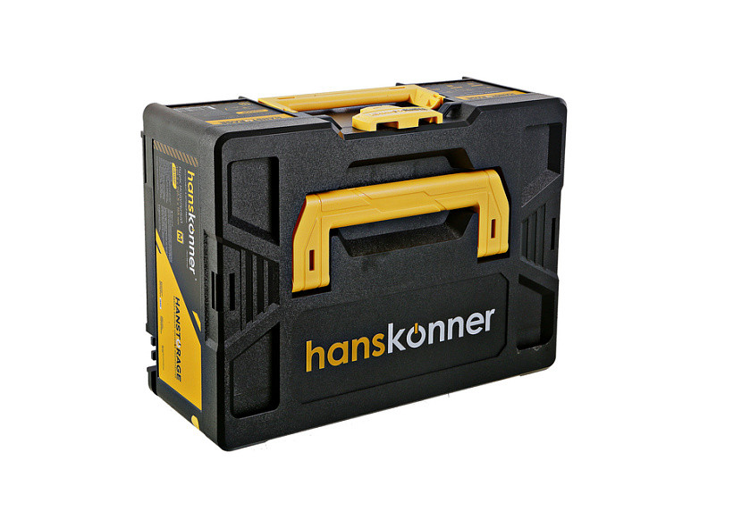 Ящик модульный размер “M” Hanskonner HS155P, единая система хранения HANSTORAGE, 395.5x295.5x155мм