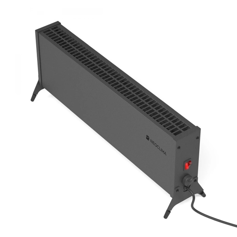 Конвектор электрический Neoclima Nano 2000B Черный, 2000 Вт, 25 м2, термостат