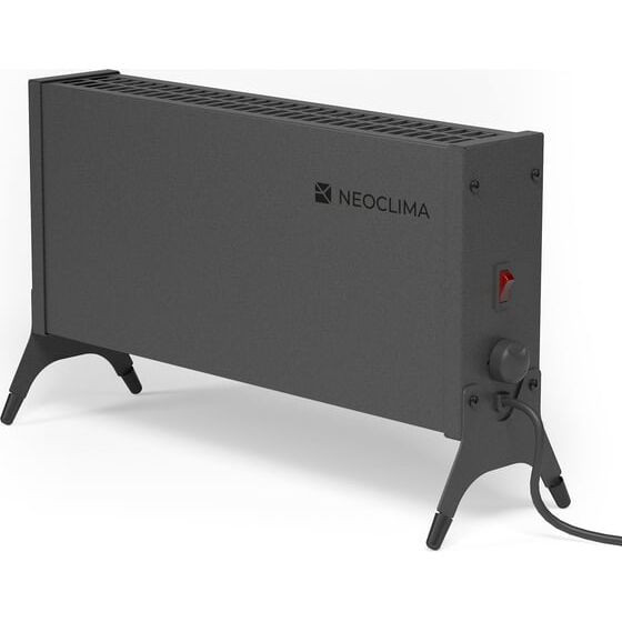 Конвектор электрический Neoclima Nano 2000B Черный, 2000 Вт, 25 м2, термостат