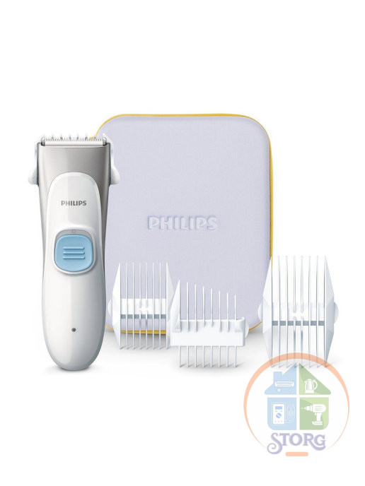 Детская машинка для стрижки волос PHILIPS HC1091/15 от аккумулятора, от сети 220V