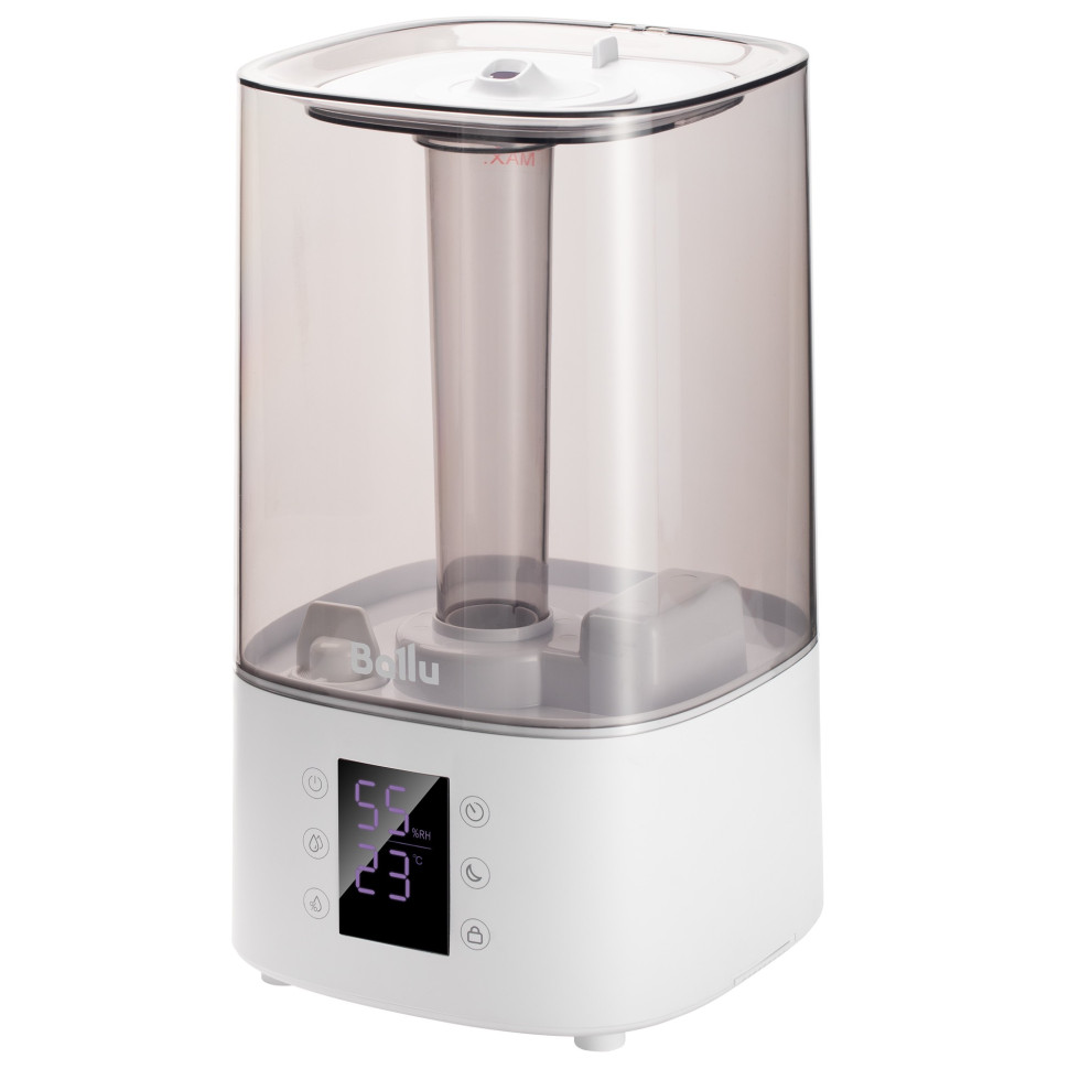 Увлажнитель воздуха ультразвуковой Ballu UHB-410, Белый, 4л, расход до 300 мл/ч, 5 реж., сенс диспл.
