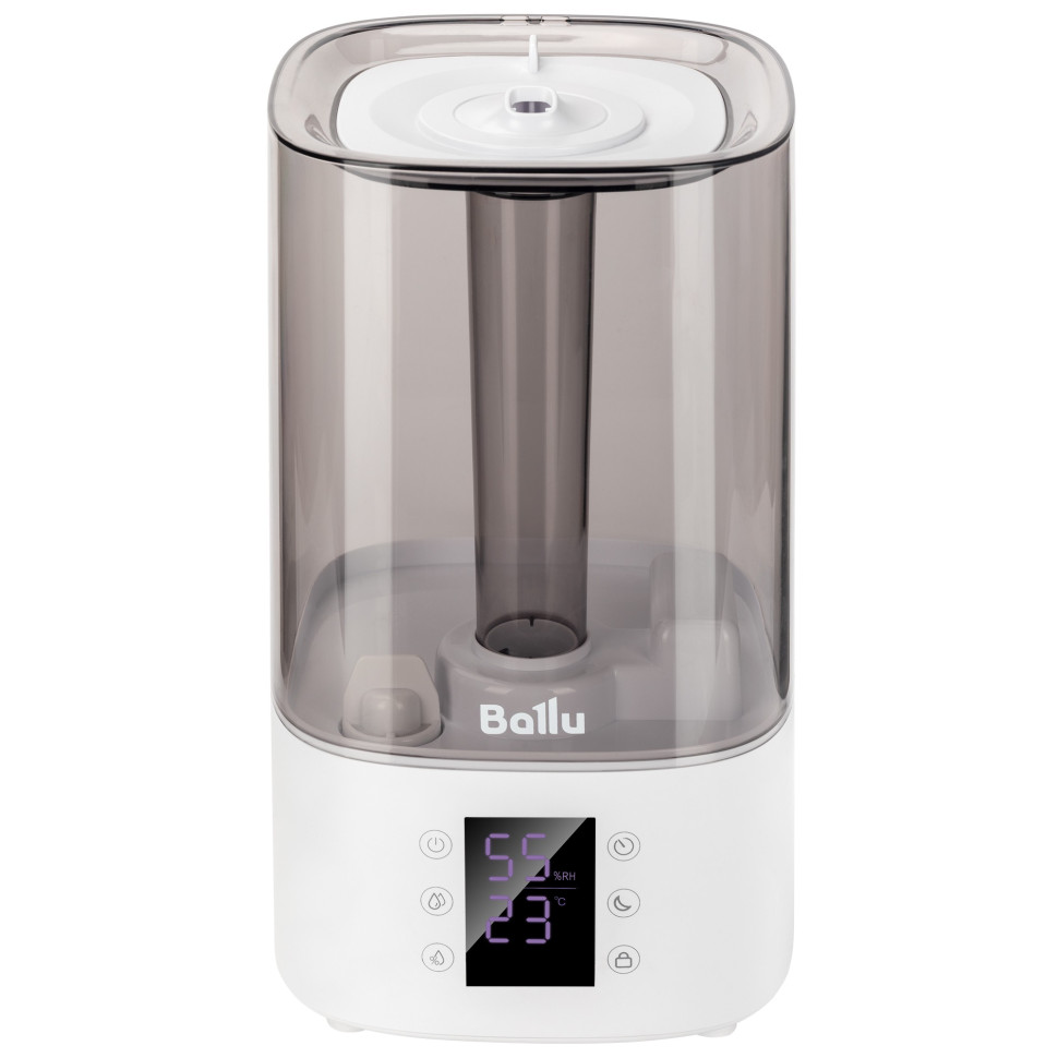 Увлажнитель воздуха ультразвуковой Ballu UHB-410, Белый, 4л, расход до 300 мл/ч, 5 реж., сенс диспл.
