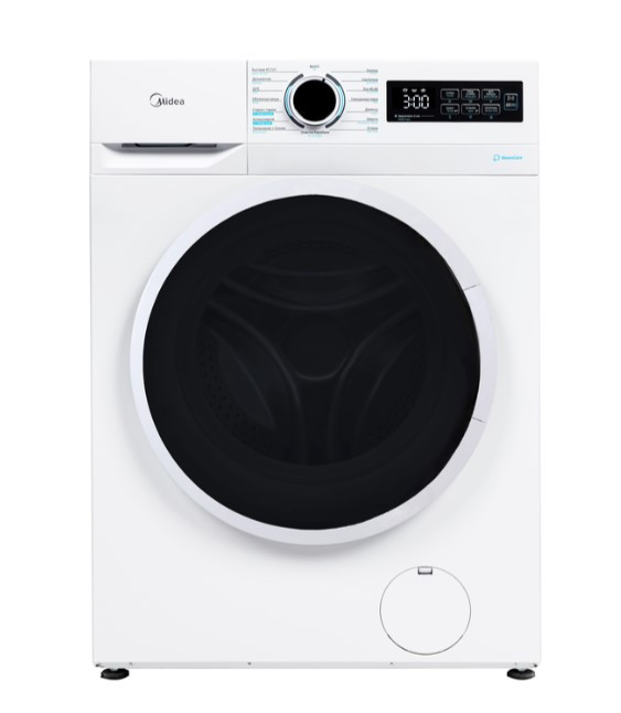 Стиральная машина Midea MF01610US40/W Белый, 6кг, 1000об/мин, пар, 15 прог., 59,5х40х85см