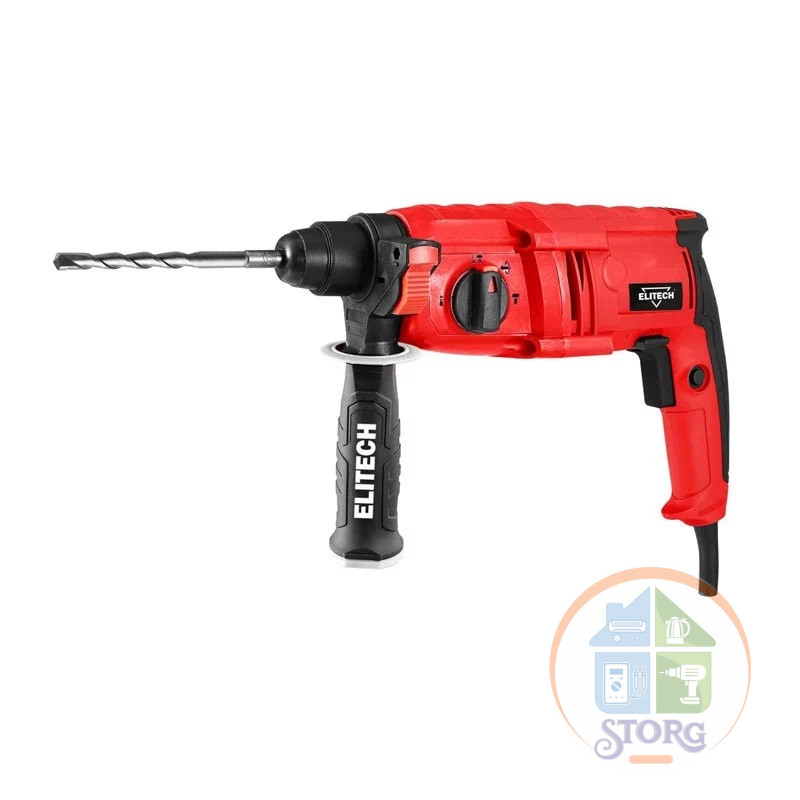 Перфоратор ELITECH П 240РЭМ (E2205.011.01) 202418, 750Вт, 1 скорость, SDS-Plus, Сила удара 2.3 Дж