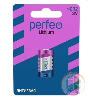 Элемент питания Perfeo CR2/1BL Lithium 3V