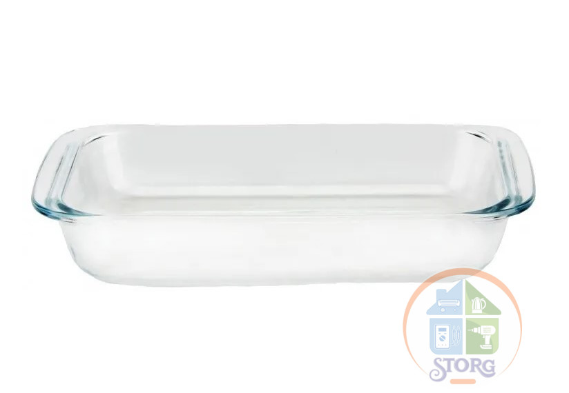 Форма прямоугольная  для запекания KELLI KL-3208 2,2л 35*21*5 жаропрочное стекло