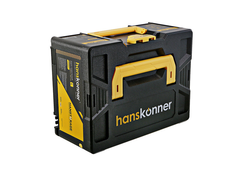 Ящик модульный размер "L" Hanskonner HS185P, единая система хранения HANSTORAGE,395.5x295.5x185мм