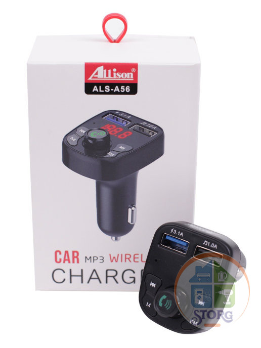 ФМ-модулятор Allison ALS-A56 Bluetooth