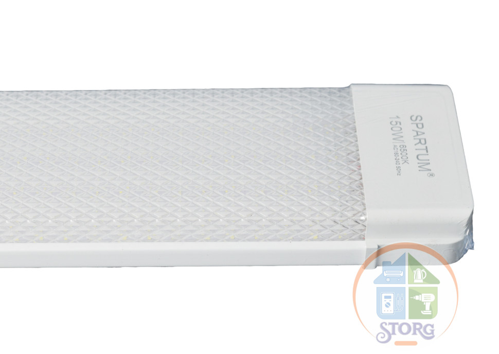 Светильник линейный светодиодный SPARTUM 150W=100W призма (6500K) 1200х95х25мм