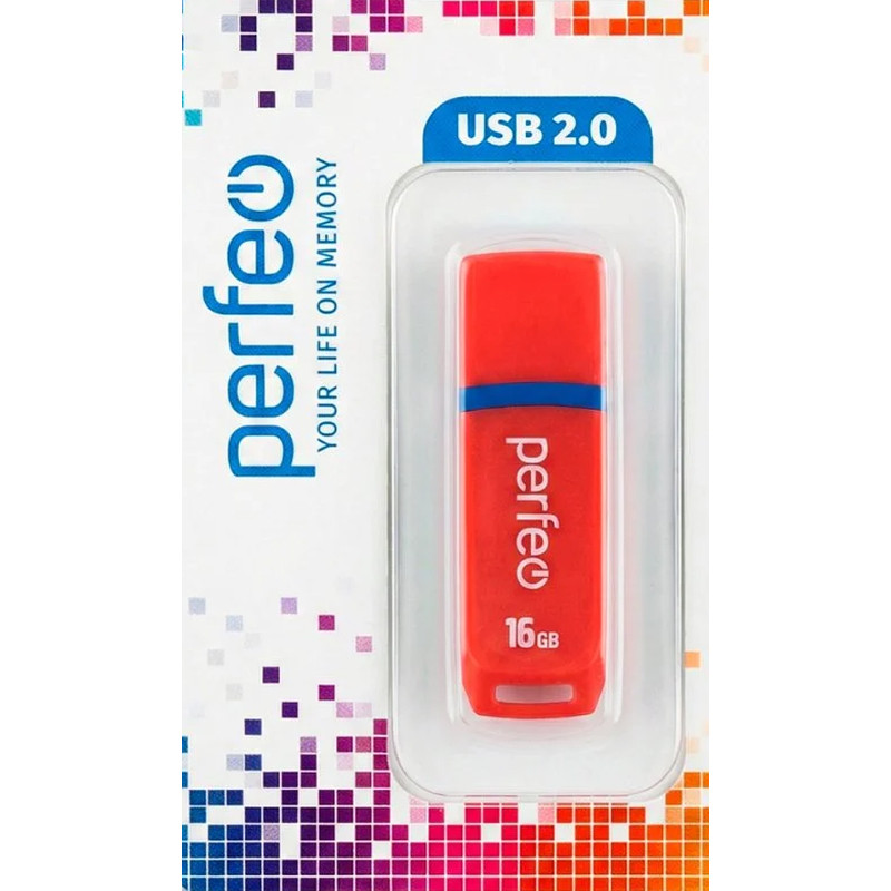 USB флеш-накопитель Perfeo 64GB C11 Red