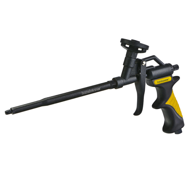 Пистолет для монтажной пены Hanskonner HK1073-06-02, тефлон, усиленная рокоятка