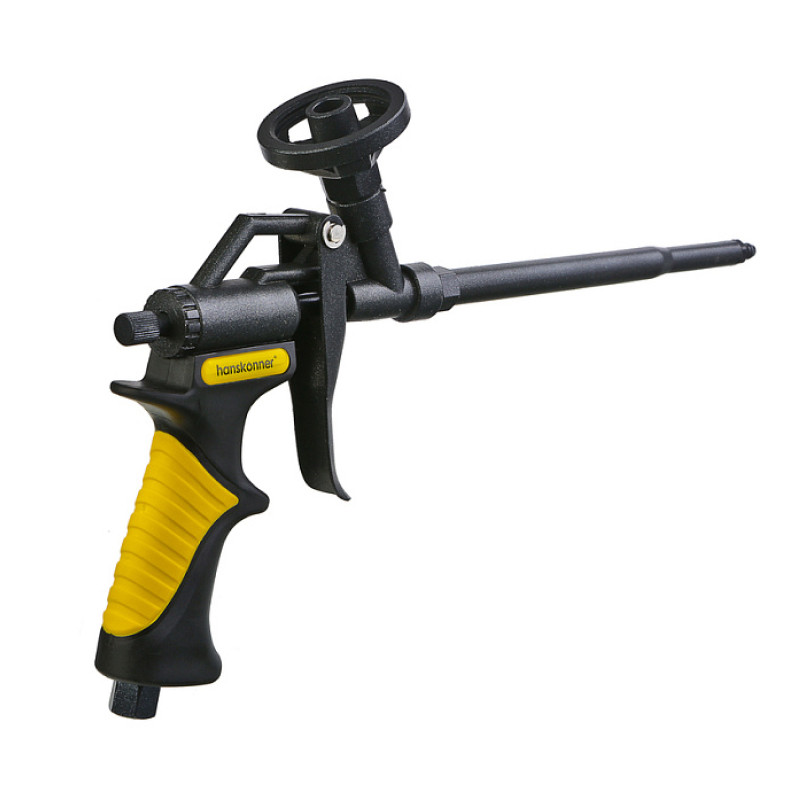 Пистолет для монтажной пены Hanskonner HK1073-06-02, тефлон, усиленная рокоятка