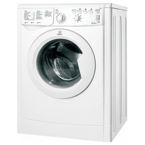 Стиральная машина Indesit IWSC 6105, 6кг, 48л,16прог., 1000об/мин, 1,14кВт·ч, Eco Time, 85х59,5х41,4