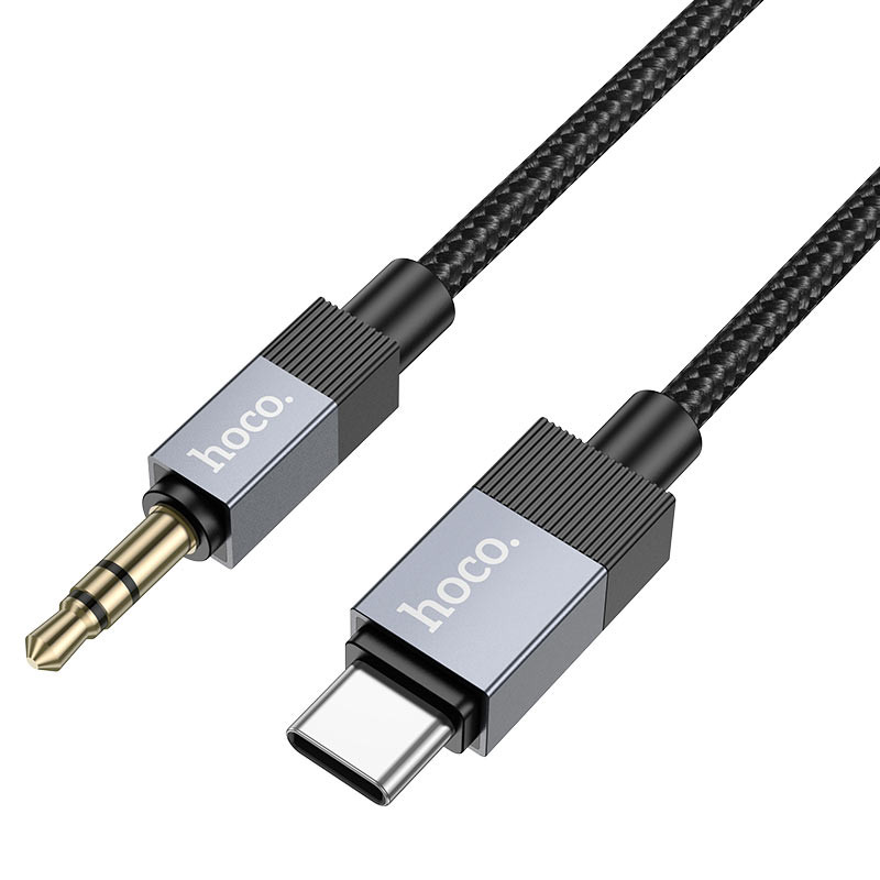 Кабель AUX HOCO UPA32B Type-C/3.5mm (Black) Кабель AUX HOCO UPA32B Type-C/3.5mm (Black)