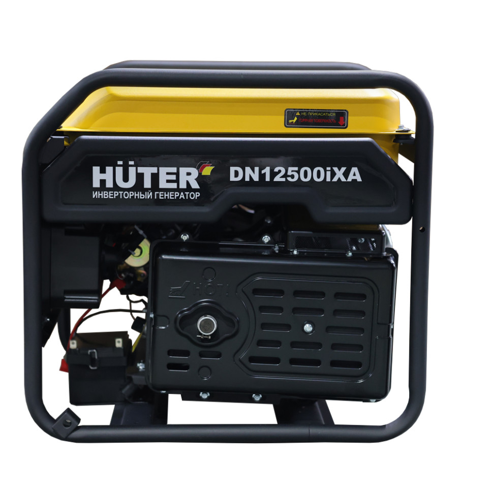 Генератор бензиновый инверторный Huter DN12500iXA (8/9кВт, 220В, 4-такт., 25л, руч./эл.старт, чист.синус., AVR)