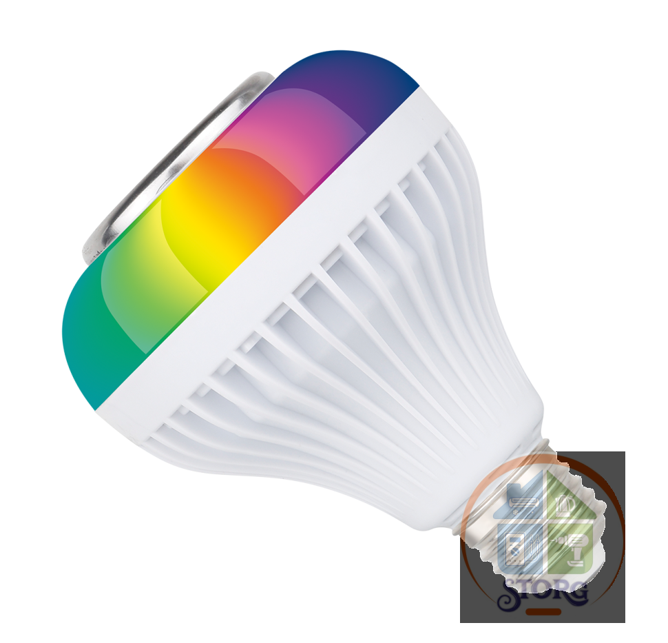 Диско-лампа музыкальная мультиколор RGB с Bluetooth динамиком и пультом ДУ
