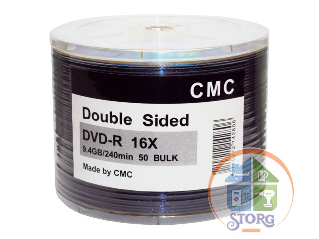 Диск CMC DVD-R 9,4 GB 16x Bulk/50 Double Sided (CMC)