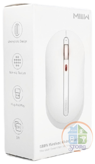 Мышь Xiaomi MIIIW Wireless Mouse Silent White MWMM01 Бесшумная !
