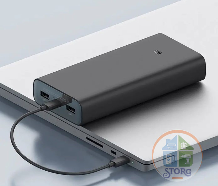 Аккумулятор внешний POWER BANK XIAOMI 3 Pro 20000mAh Black 50W (PB2050SZM) (черный) (Гр.30дн.)