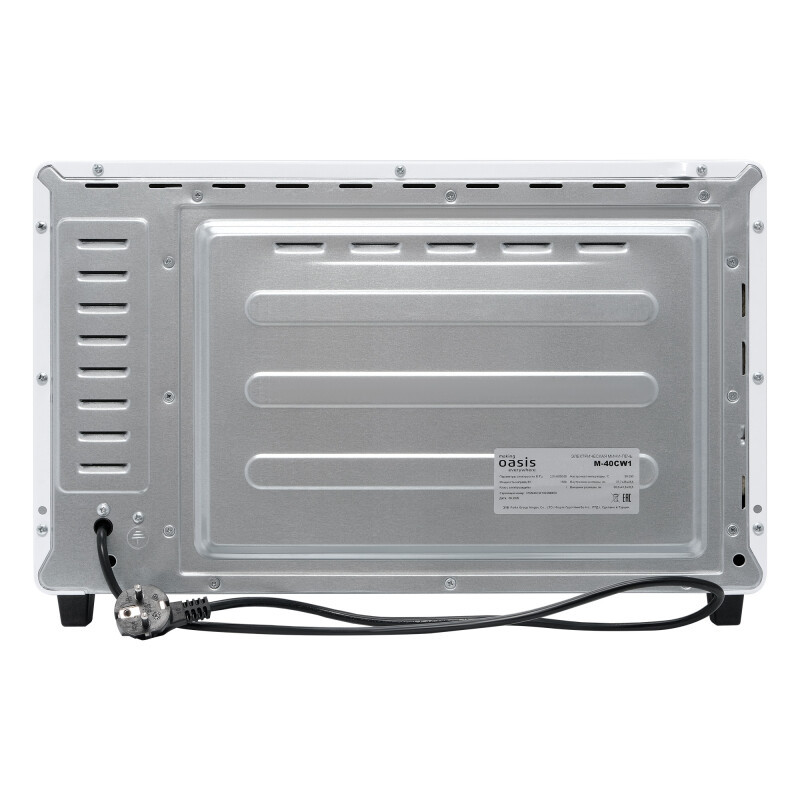Духовой шкаф making Oasis everywhere M-40CW1, белый, 40 л, 1500Вт, конвекция, 5 режимов, таймер