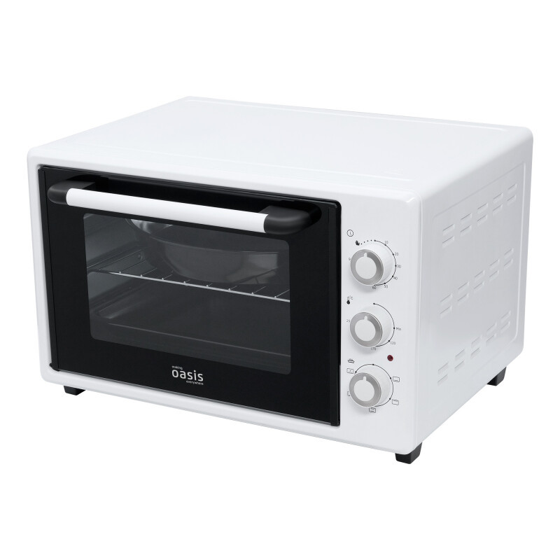 Духовой шкаф making Oasis everywhere M-40CW1, белый, 40 л, 1500Вт, конвекция, 5 режимов, таймер