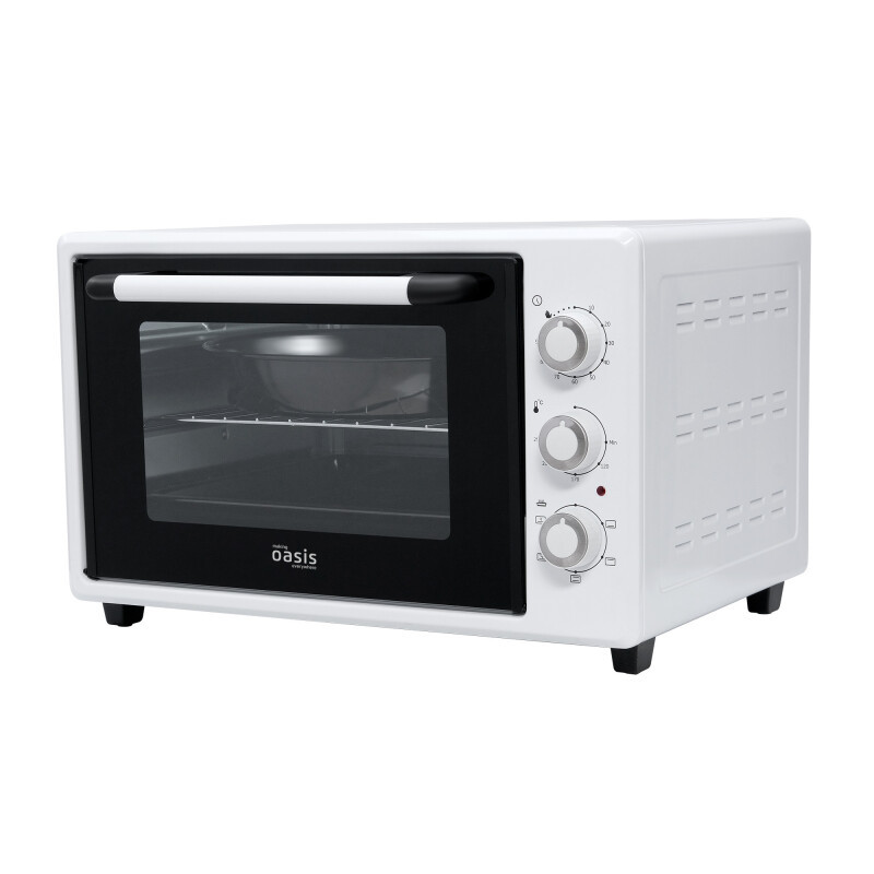 Духовой шкаф making Oasis everywhere M-40CW1, белый, 40 л, 1500Вт, конвекция, 5 режимов, таймер