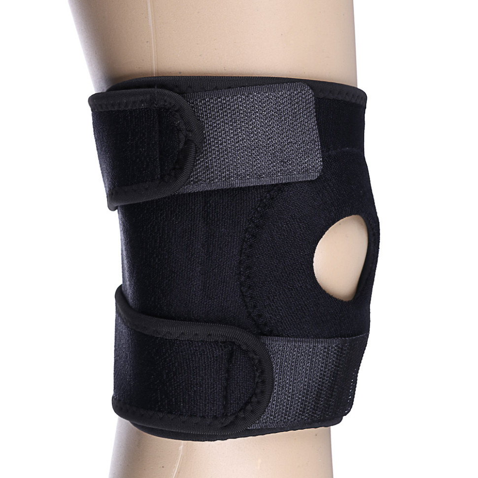 Суппорт на колено, на липучке SILAPRO 50х15см, полиэстер, неопрен