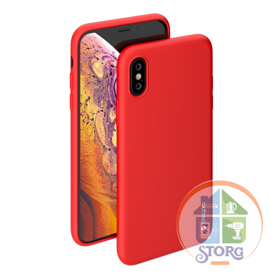 Чехол Deppa Чехол Air Case для Apple iPhone Xs Max, красный, Deppa