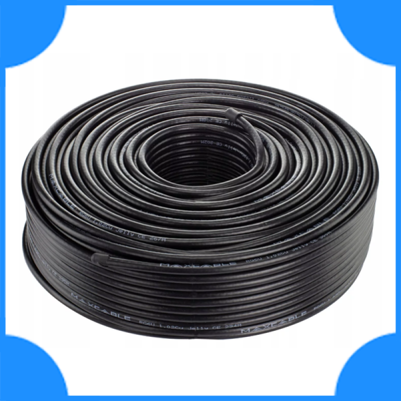 Кабель RG-6U Electronics Premium 64% (черный) (100м)((морозостойкий)