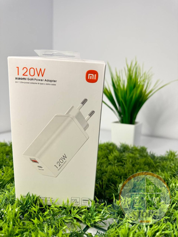 СЗУ Xiaomi Mi 120W PD + кабель Type-C Белый
