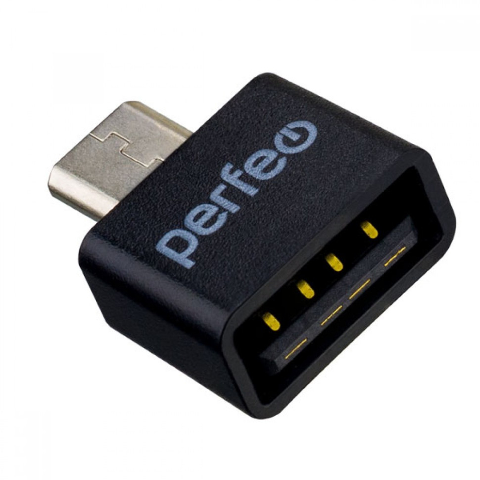 Perfeo adapter USB на micro USB c OTG (PF-VI-O010 Black) чёрный Perfeo adapter USB на micro USB c OTG (PF-VI-O010 Black) чёрный