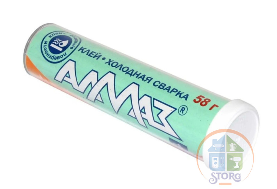 АКЦИЯ! Холодная сварка для ремонта сантехники "Алмаз-пресс" AZ-0033, 58 г /36