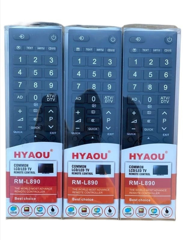 Универсальный пульт для телевизоров/HYAOU (RM-890) TOSHIBA