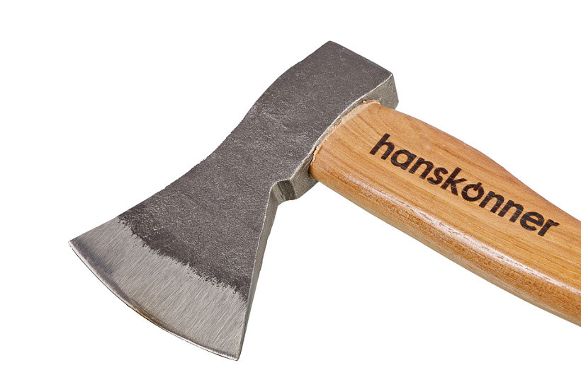 Топор деревянный Hanskonner HK1015-02-WD0600, 600г, рукоятка гикори 360мм