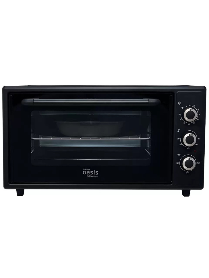 Духовой шкаф making Oasis everywhere M-50B1, черный, 50 л, 1600 Вт, 3 режима