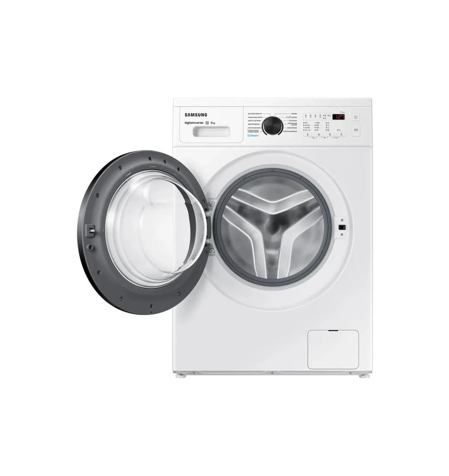 Стиральная машина Samsung WW60AG4S00CE/LD белая, загрузка фронтальная 6 кг, 1000 об/мин., класс: A