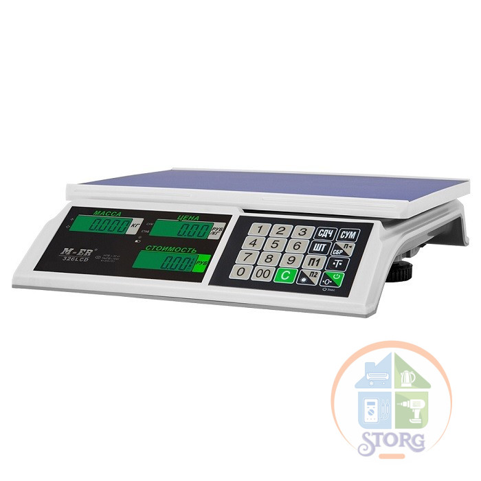 Весы торговые сертифицированные MERCURY 326AC-15.2 LCD (сделано в Ю.Корее)