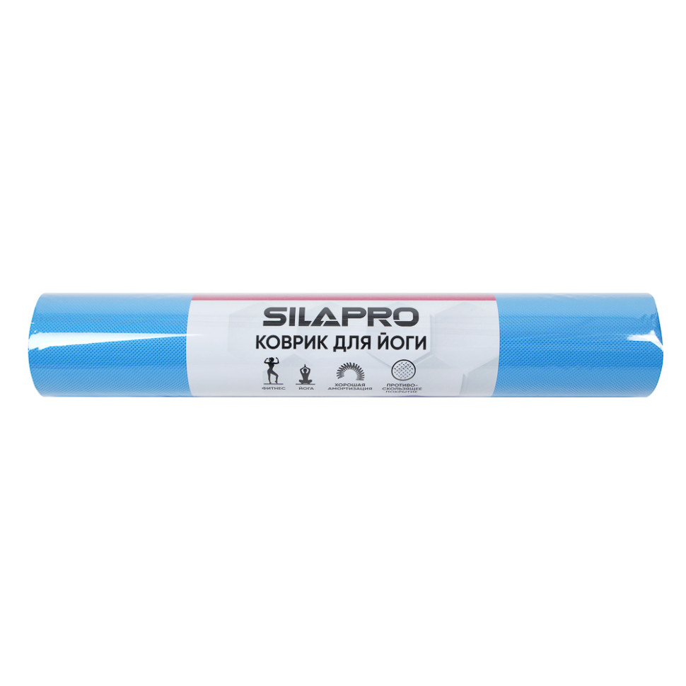 Коврик для йоги SILAPRO, 173x61x0.4см, EVA