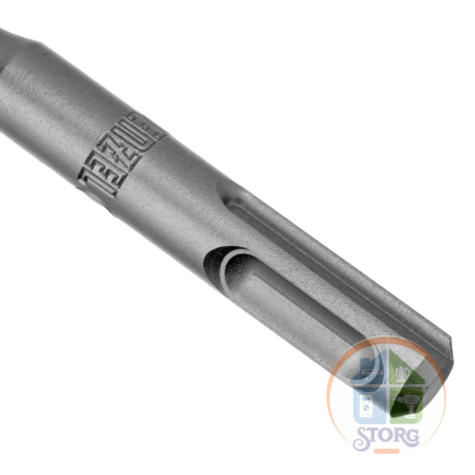 Бур по бетону, двойная спираль, Cobalt W-tip, 8x160 мм, SDS PLUS// Denzel