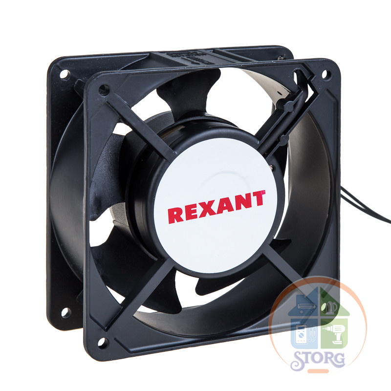 Вентилятор осевой RQA 12038HSL, AC 220В REXANT