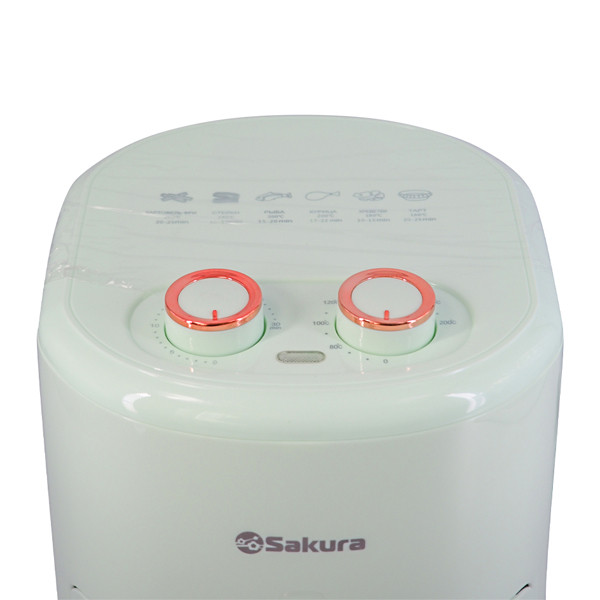 Аэрогриль SAKURA SA-7677W 4л 30мин таймер,1200 Вт, чаша с антипригарным покрытием