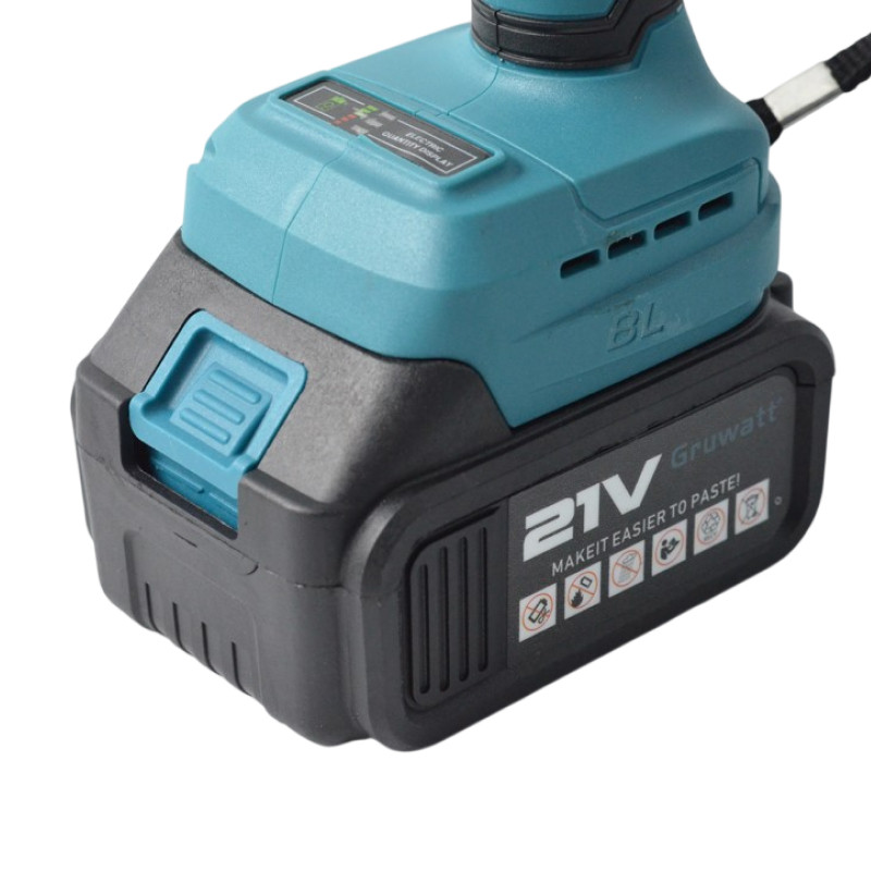 Заклепочный пистолет GRUWATT DBL13, 21В, 2 аккум. 4Ач