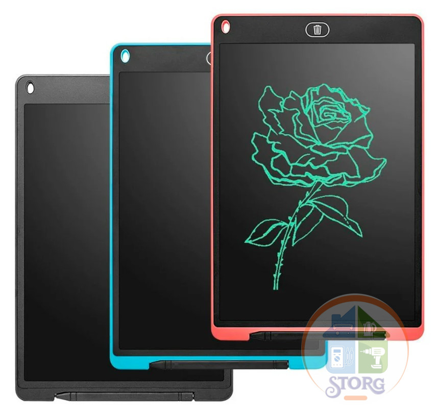 Планшет графический для заметок и рисования LCD Writing Tablet 16" (34,4х23)  rose