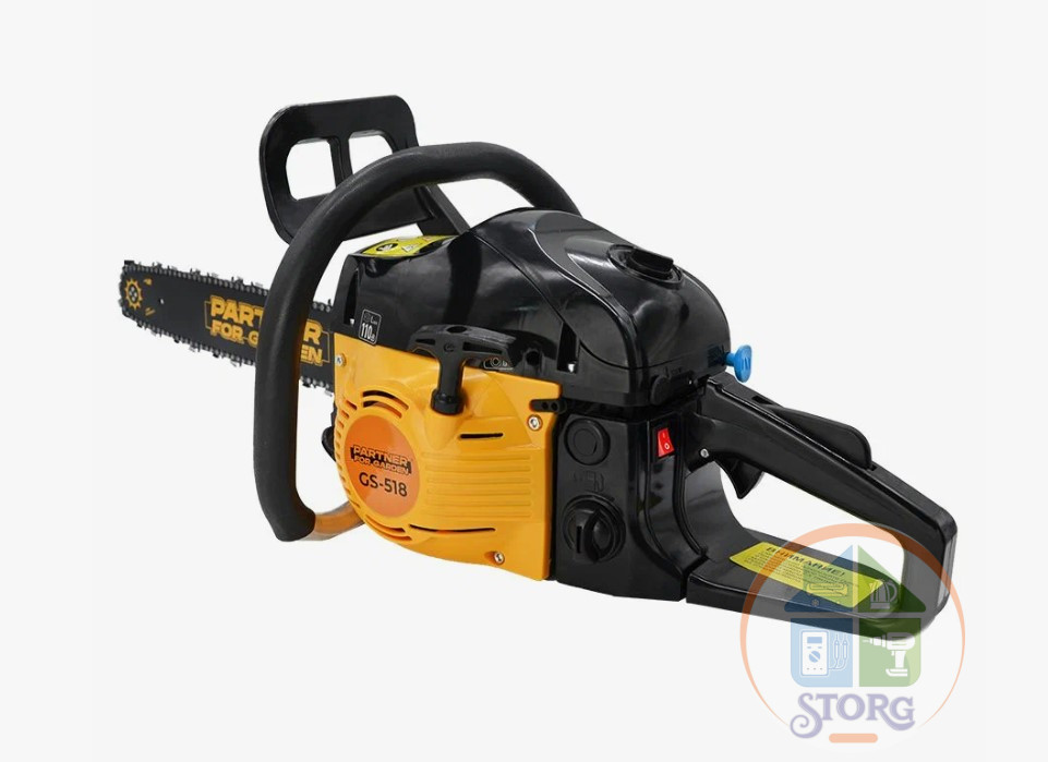 Бензиновая пила PARTNER FOR GARDEN GS-518 2.4-2.6 кВт; 3.5 л. с; 45 см