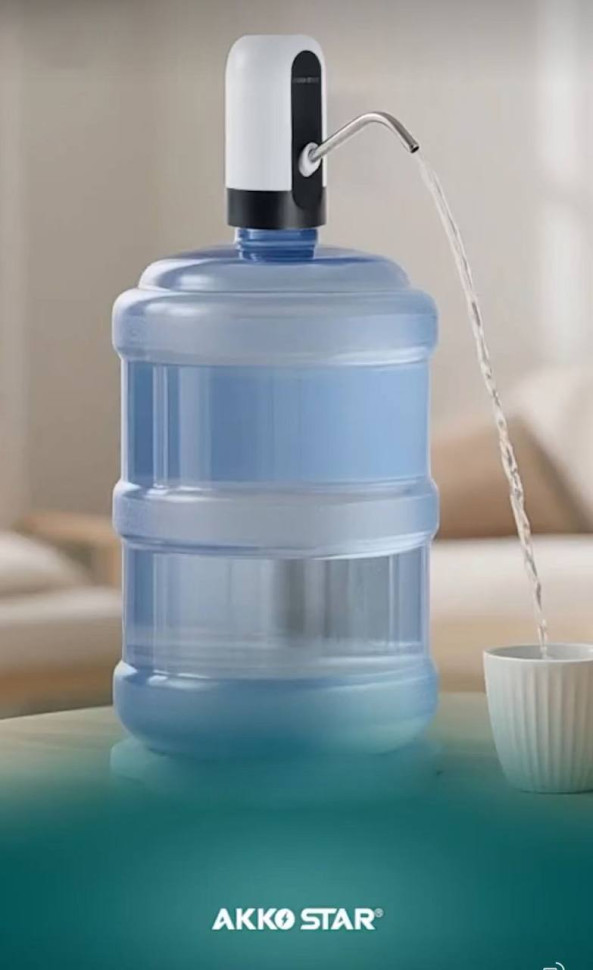 Беспроводная электрическая помпа для воды AKKOSTAR 4W/800mAh 0.8л/мин IPX4