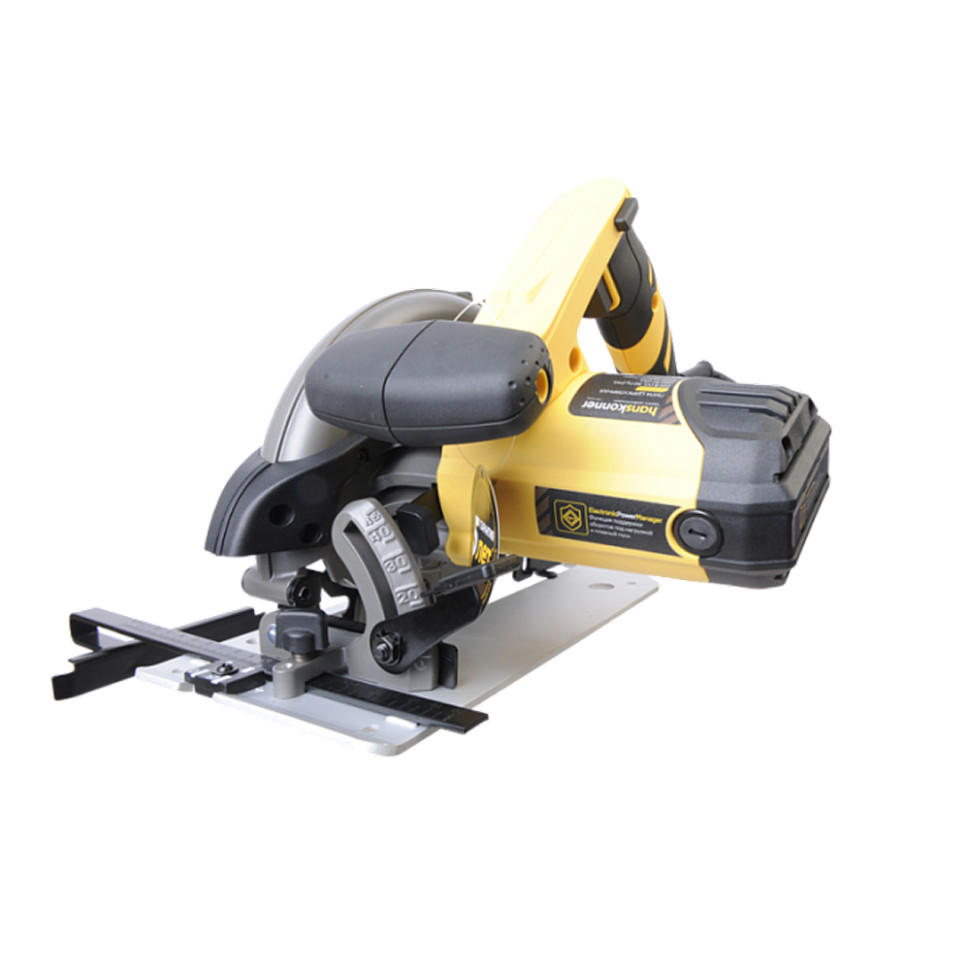 Пила циркулярная Hanskonner HCS50160 PLATINUM, 1350Вт, диск 165×20мм, пропил 52мм, констант. электр.