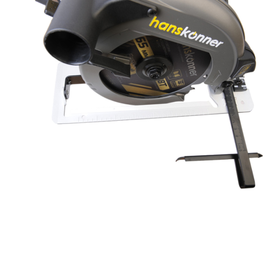 Пила циркулярная Hanskonner HCS50160 PLATINUM, 1350Вт, диск 165×20мм, пропил 52мм, констант. электр.