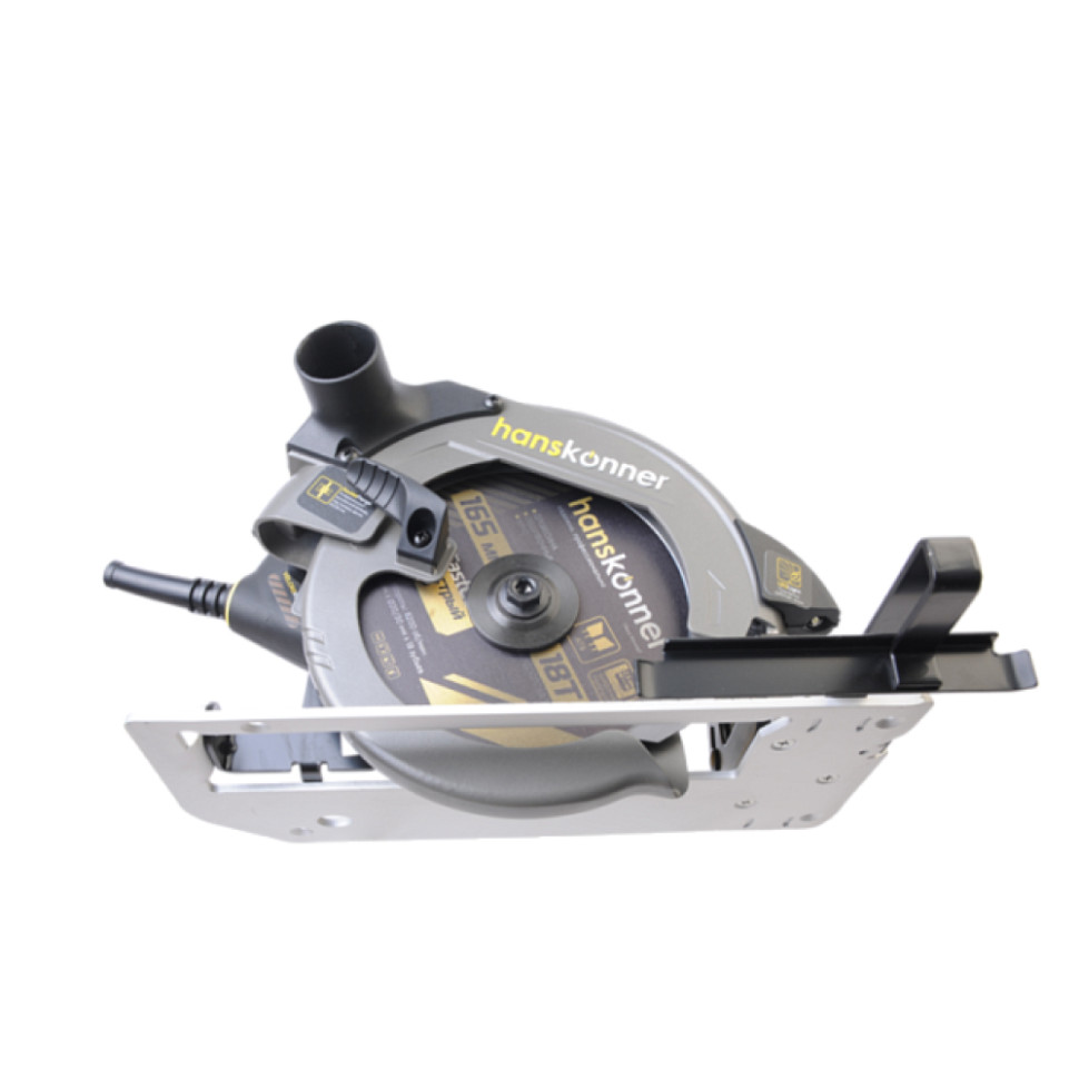 Пила циркулярная Hanskonner HCS50160 PLATINUM, 1350Вт, диск 165×20мм, пропил 52мм, констант. электр.