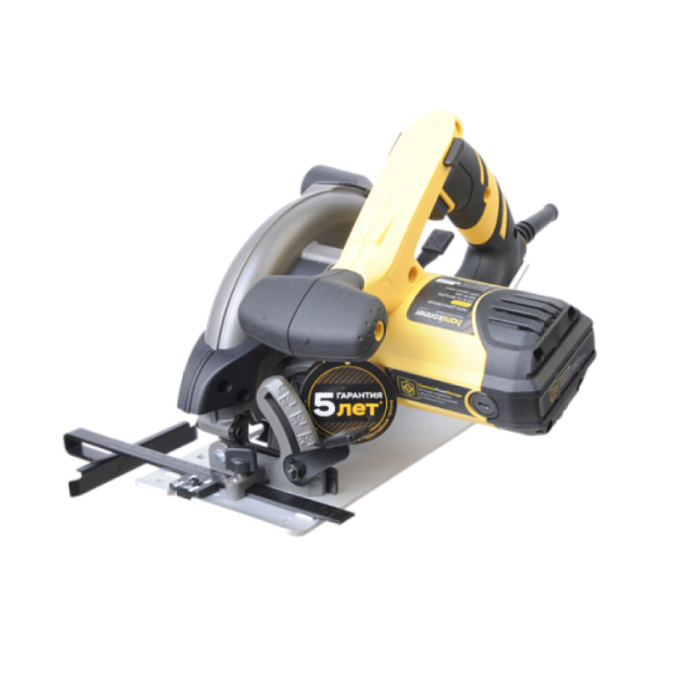 Пила циркулярная Hanskonner HCS50160 PLATINUM, 1350Вт, диск 165×20мм, пропил 52мм, констант. электр.